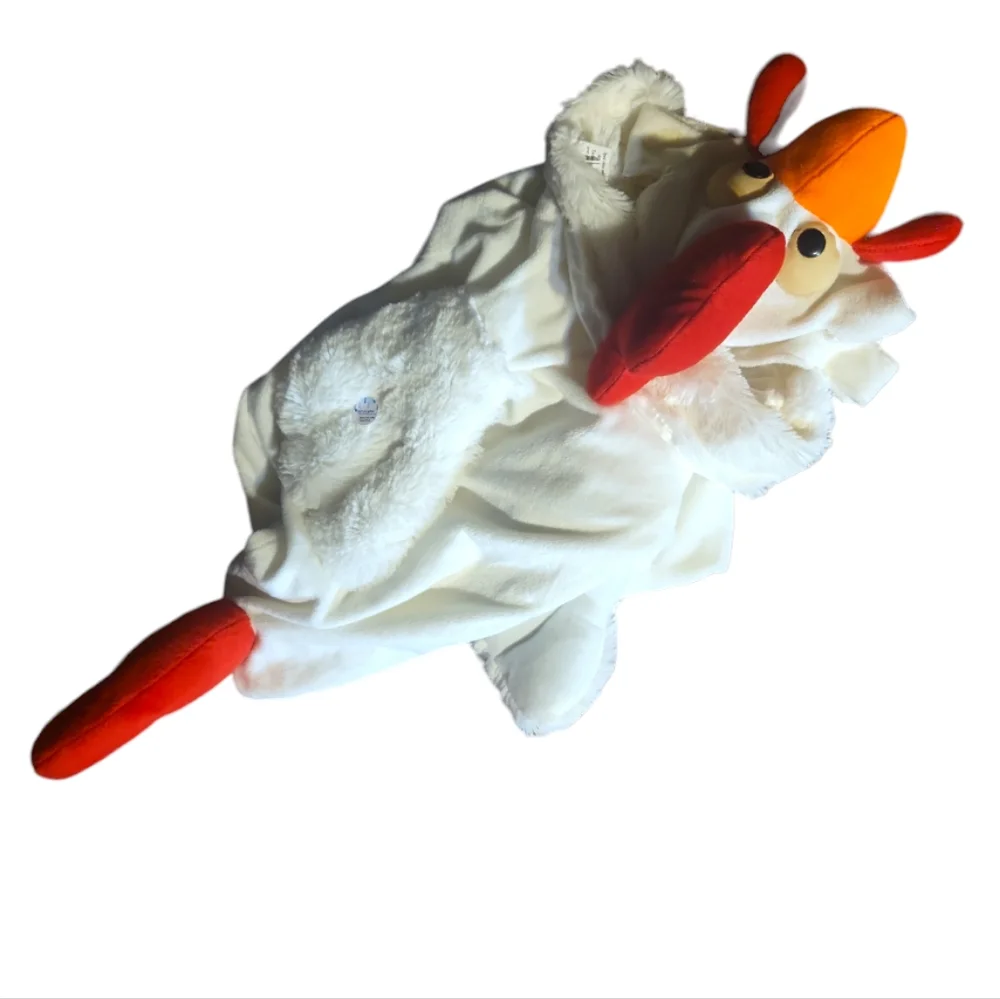 Doggiduds Rooster Chicken Halloween Costume Leghorn Fleece Jacket & Head Gear(L)